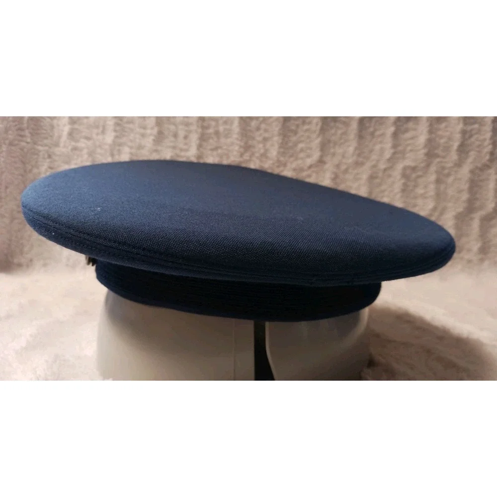Vintage 80s Bancroft US Air Force Cap Wool Dress Hat United States AF Size 6 3/4